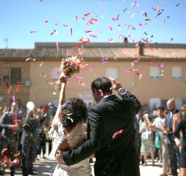 Fotografía arroz video boda Palencia